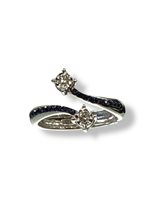 Anello Gioielleria Sorrentino Donna Gianni Pace in Oro bianco Diamante 0.06 Ct R127B - R127B